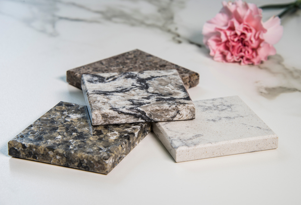 kitchen counter top samples made of granite natural stone
